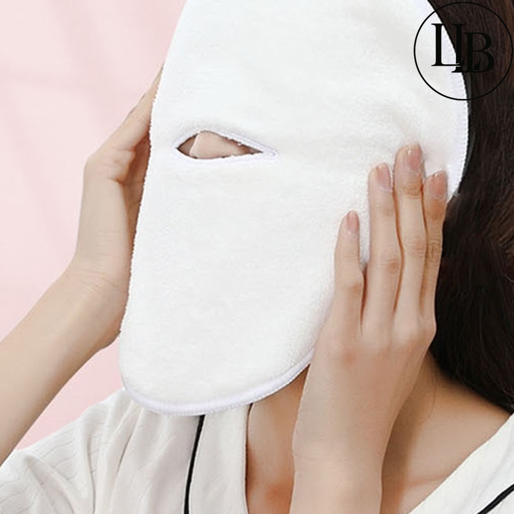 얼굴 스팀타월 에스테틱 페이스 관리 마스크 온열 찜질팩 - 메인 이미지