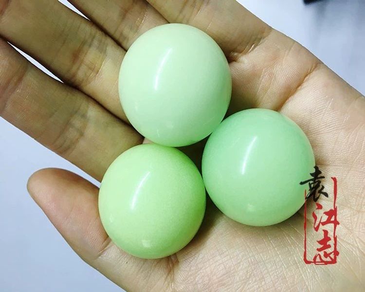 발광석 호수 인테리어 원석 야광주 야광볼 블루그린광 3CM 홀 없음 1개 - 상세 이미지 4