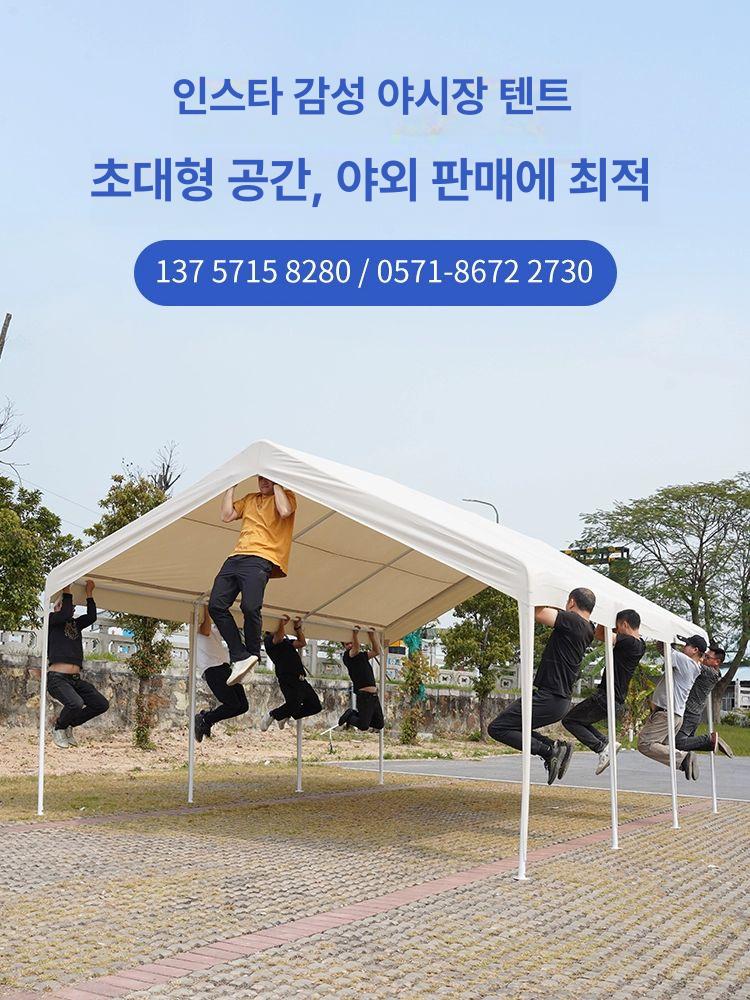 조립식 주차장 캐노피 차양막 개방형 파고라 야외 대형 2 라이스x2 라이스 레이크 블루 - 상세 이미지 3