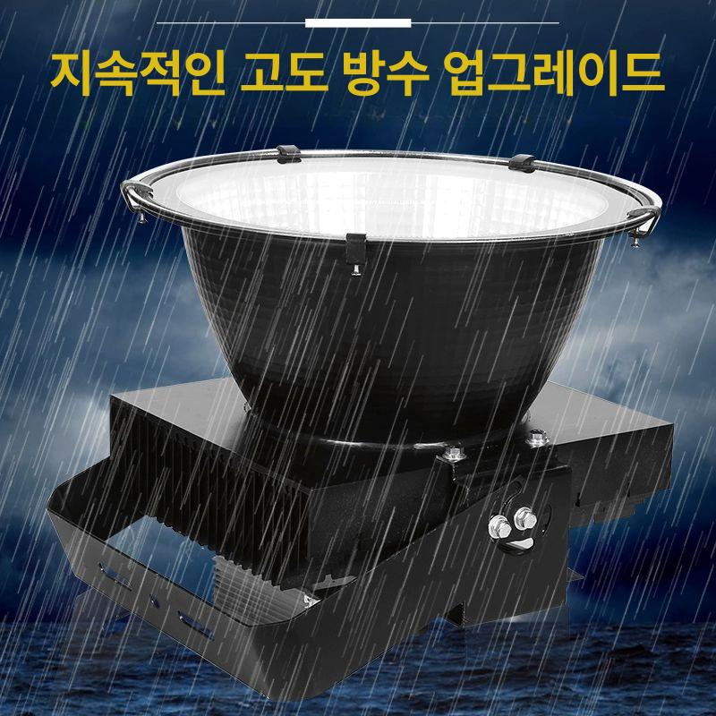 조명 야외 건설 투광기 휴대용 충전식 투광등 무선 LED 타워 크레인 라이트 1000W - 상세 이미지 4