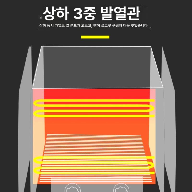 상업용 체인식 토스터기 토스트기 컨베이어 호텔 샌드위치가게 소형 토스터기 - 상세 이미지 2