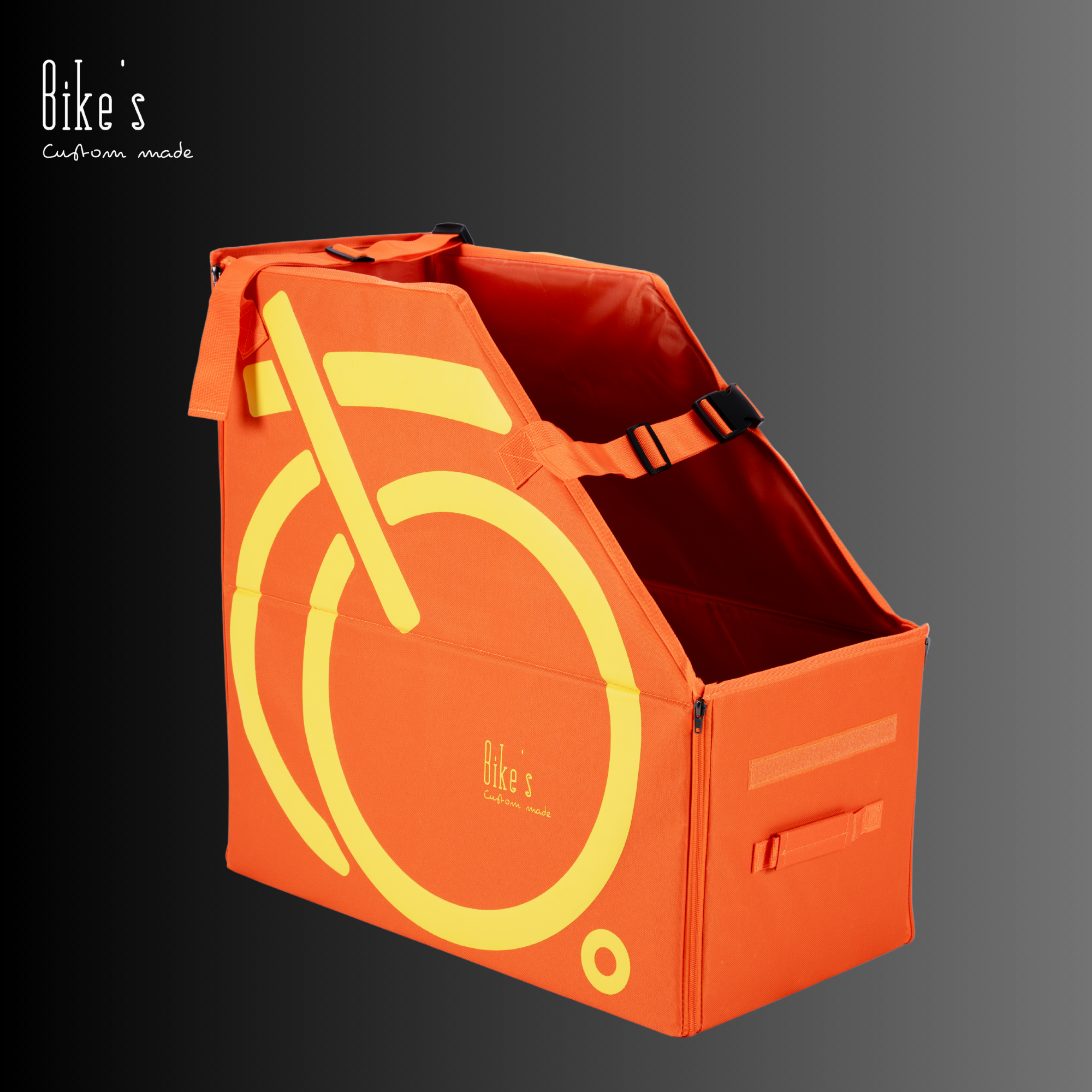 바이크스 브롬톤 자동차 트렁크 보관함  트라이폴드 자전거 가방 오렌지