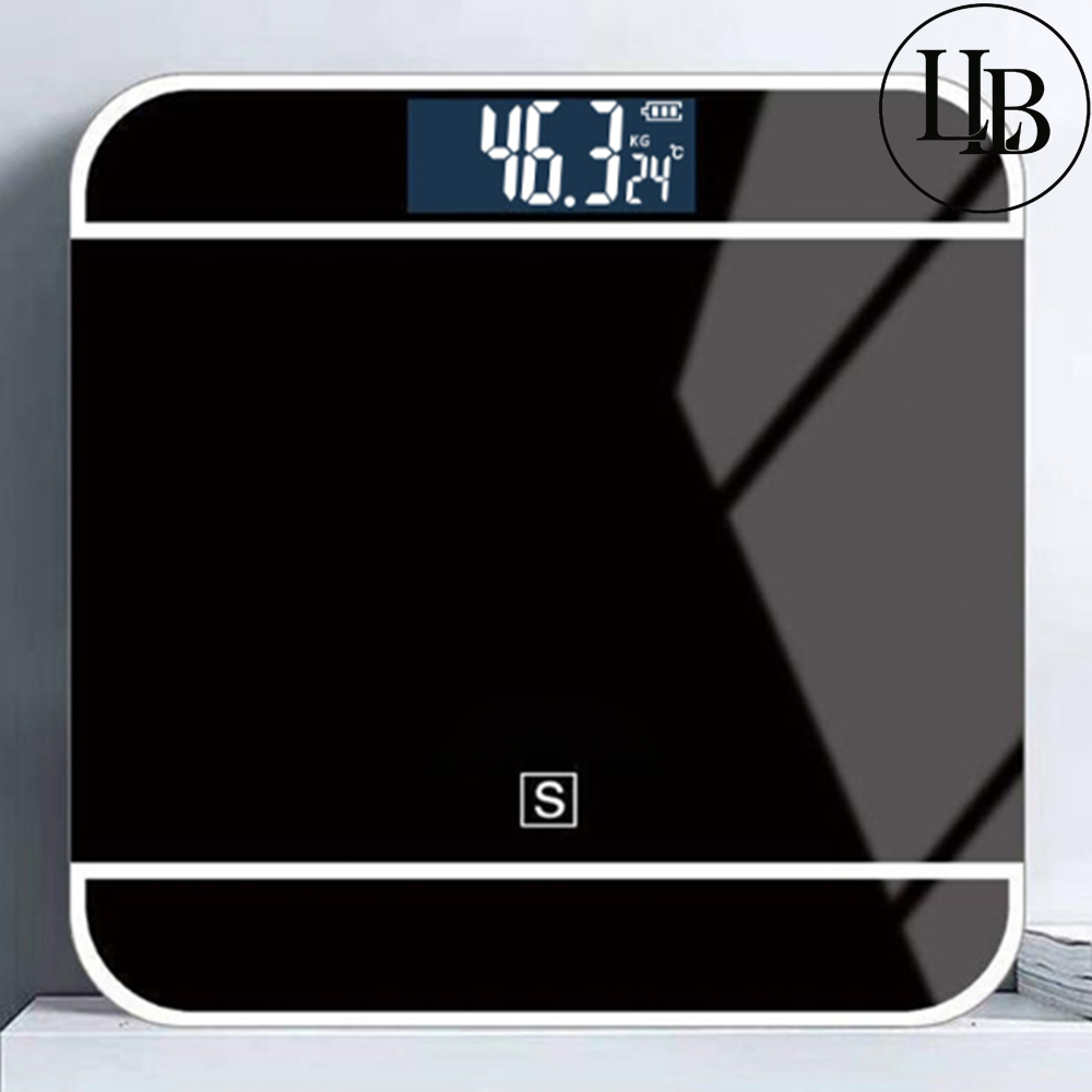 바디 체중계 스마트 디지털 튼튼한 강화유리 LCD
