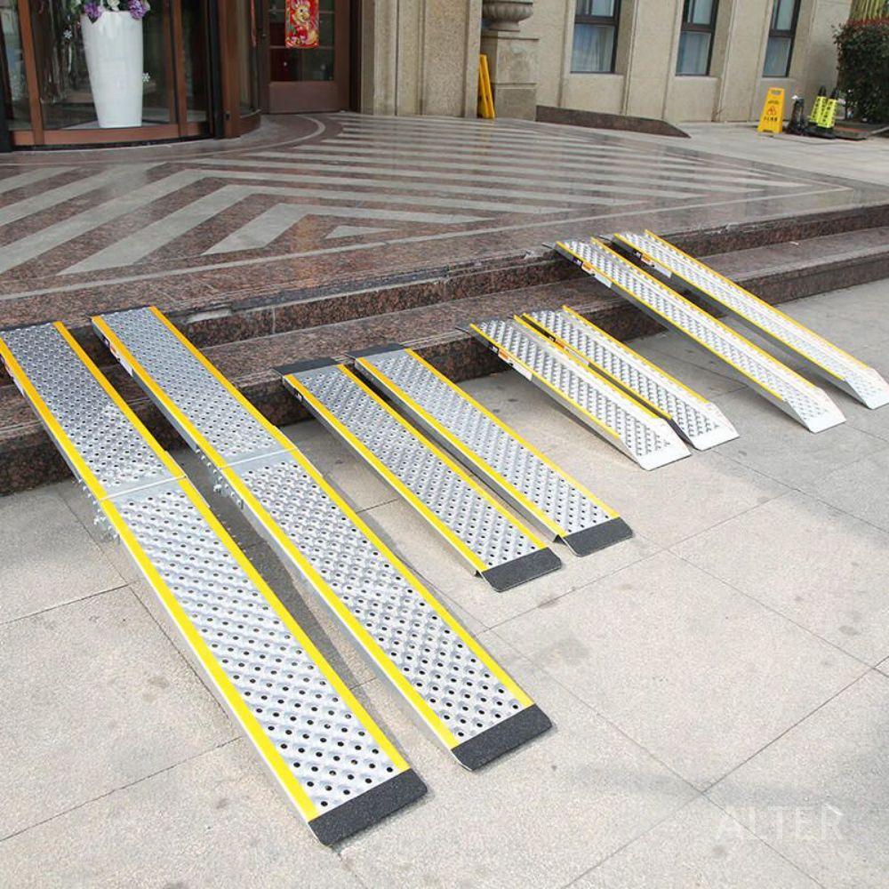 리프트 화물차 발판 경사로 자전거 오토바이 SUV 150CM-고변형 150cm 1쌍 - 상세 이미지 4