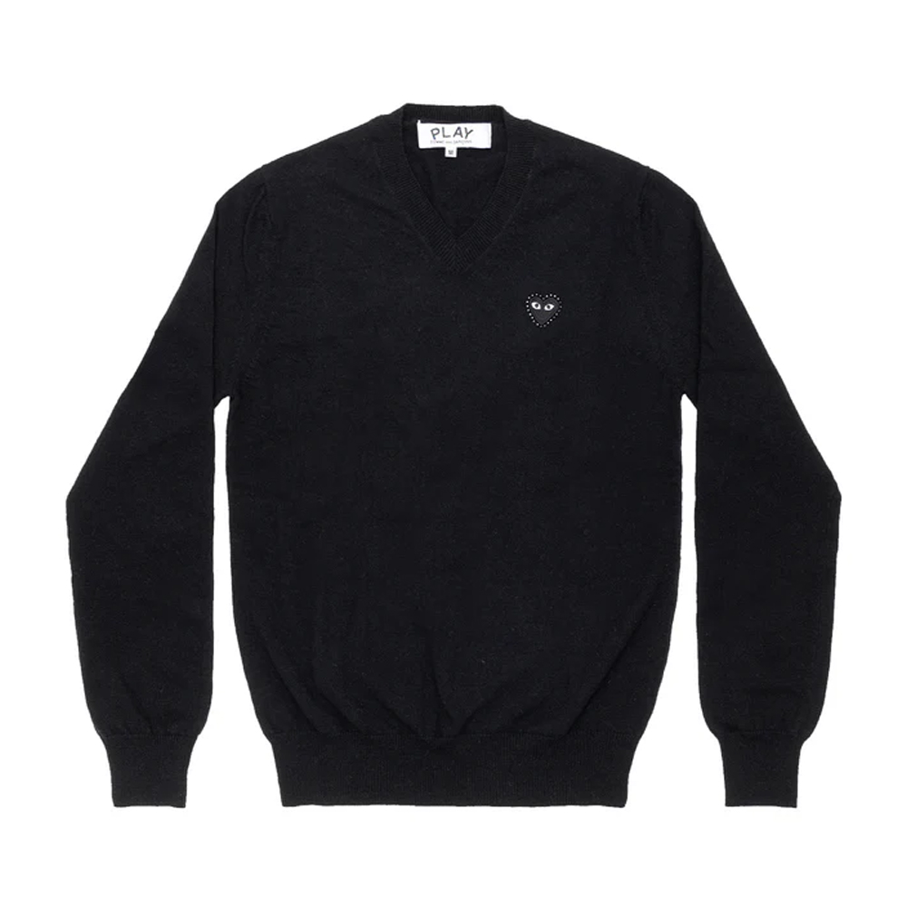 꼼데가르송 긴팔티 Unisex V-Neck Sweater AX-N804-051 - 상세 이미지 2