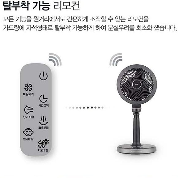 가정용 거실선풍기 스탠드형 조용한 강력한 신일전자선풍기 서큘레이터 - 상세 이미지 2