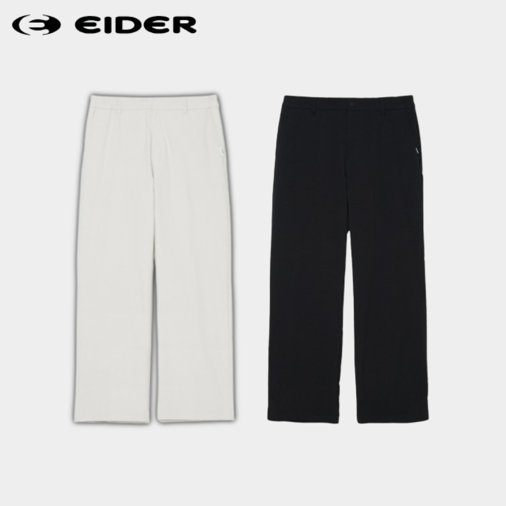 아이더 여성 캐주얼 가을 데일리룩 세미 와이드 팬츠 - 상품 이미지