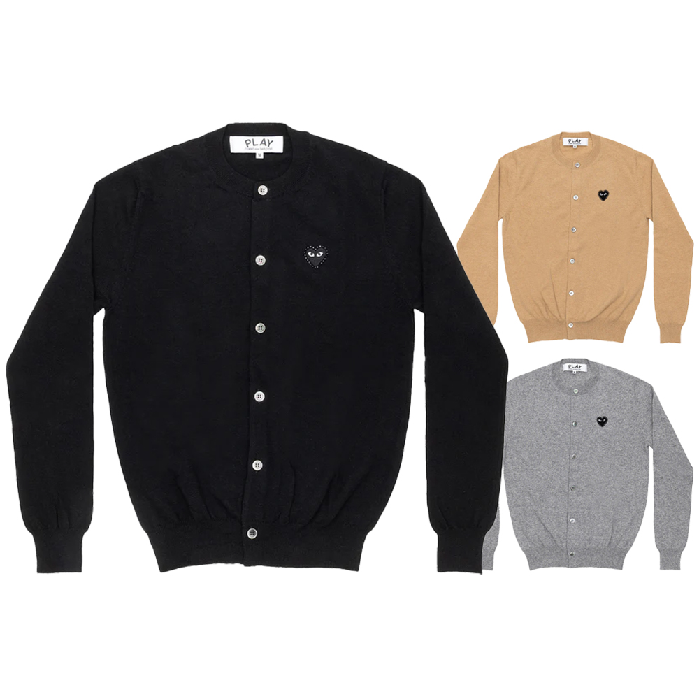 꼼데가르송 가디건 Unisex Round Neck Cardigan AX-N805-051 - 메인 이미지
