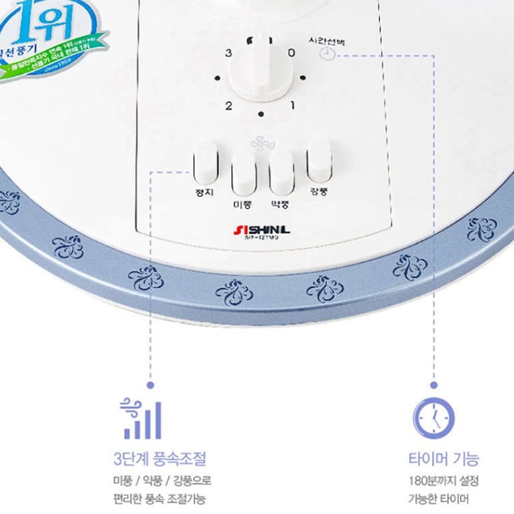 가정용선풍기 원룸 자취방 거실 좌식 키높이 저소음 조용한선풍기 - 상세 이미지 2