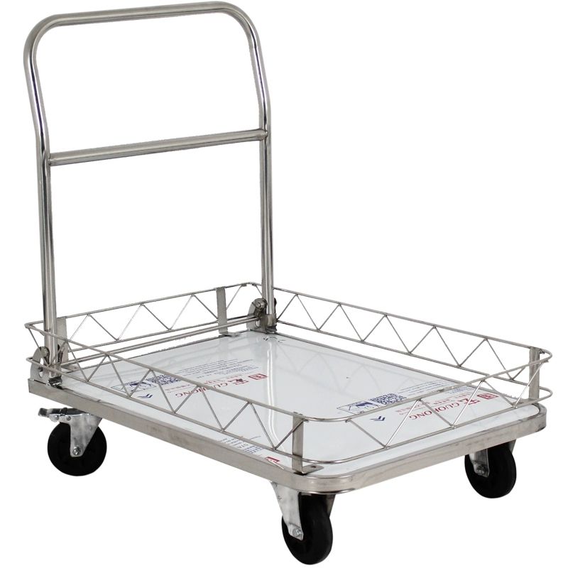 짐수레 구루마 카트마 밀차 수레 접이식 대형 웨건 70x50 750kg 8inch - 상품 이미지