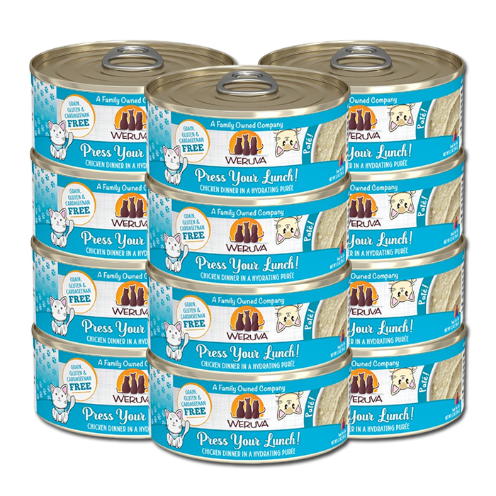 웨루바 클래식 파테 주식캔 85g x 12개 프레스 유어 런치 고양이 습식사료 제품 이미지