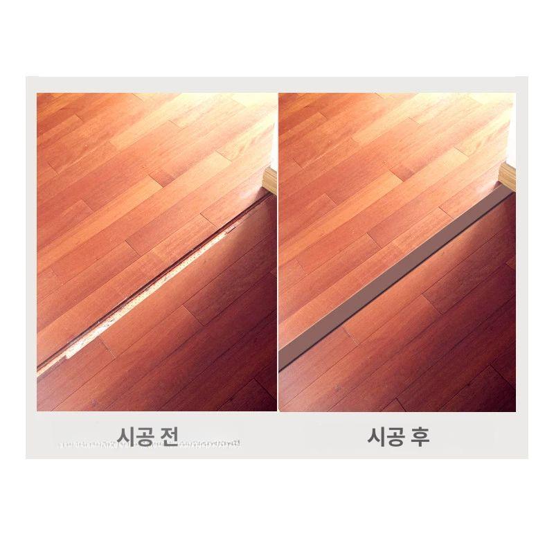 PVC 가장자리 스트립 충돌 쫄대 몰딩 굽도리 접착 회목무늬 7.6cm 평판-자체 접착제 - 상세 이미지 3
