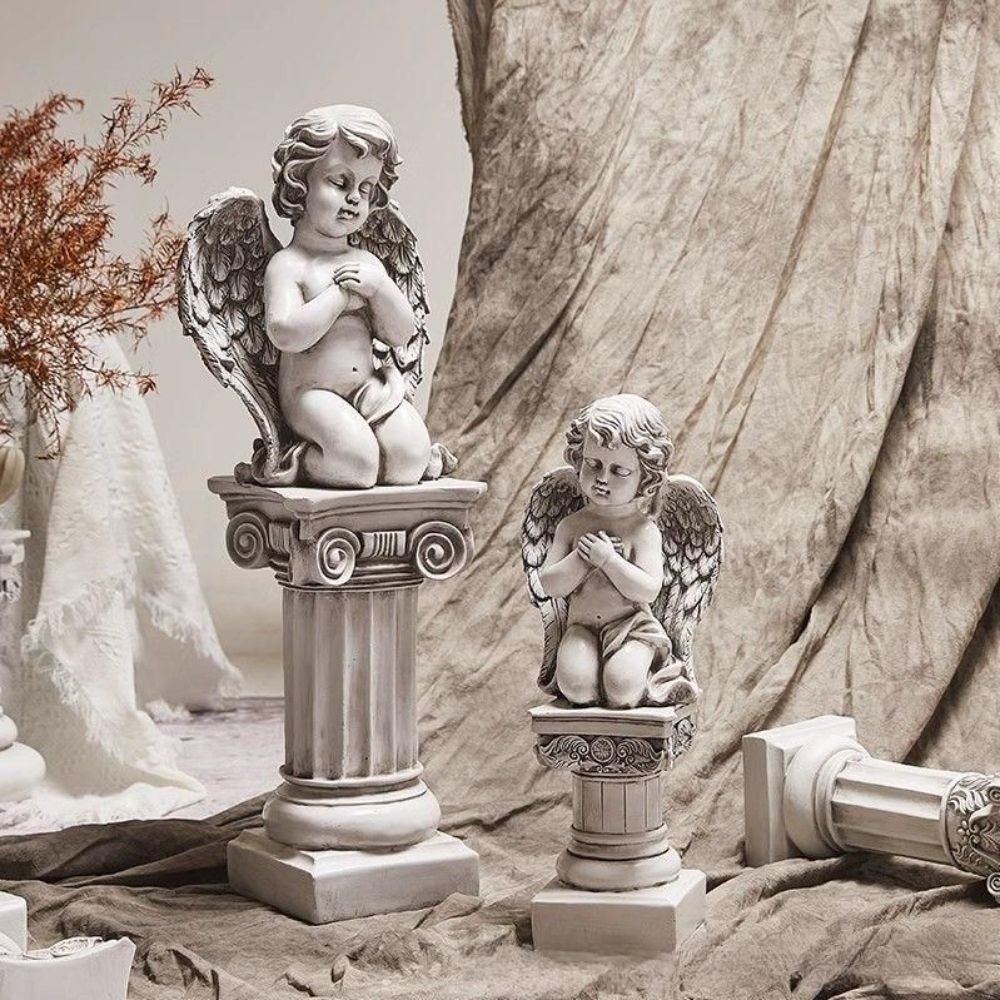 북유럽 천사 조각상 고전 감성 정원 마당 장식 소품 천사 A
