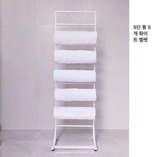 머리띠 가판대 진열대 전시대 철제 선반 악세사리 블랙 5층 통 - 상세 이미지 3