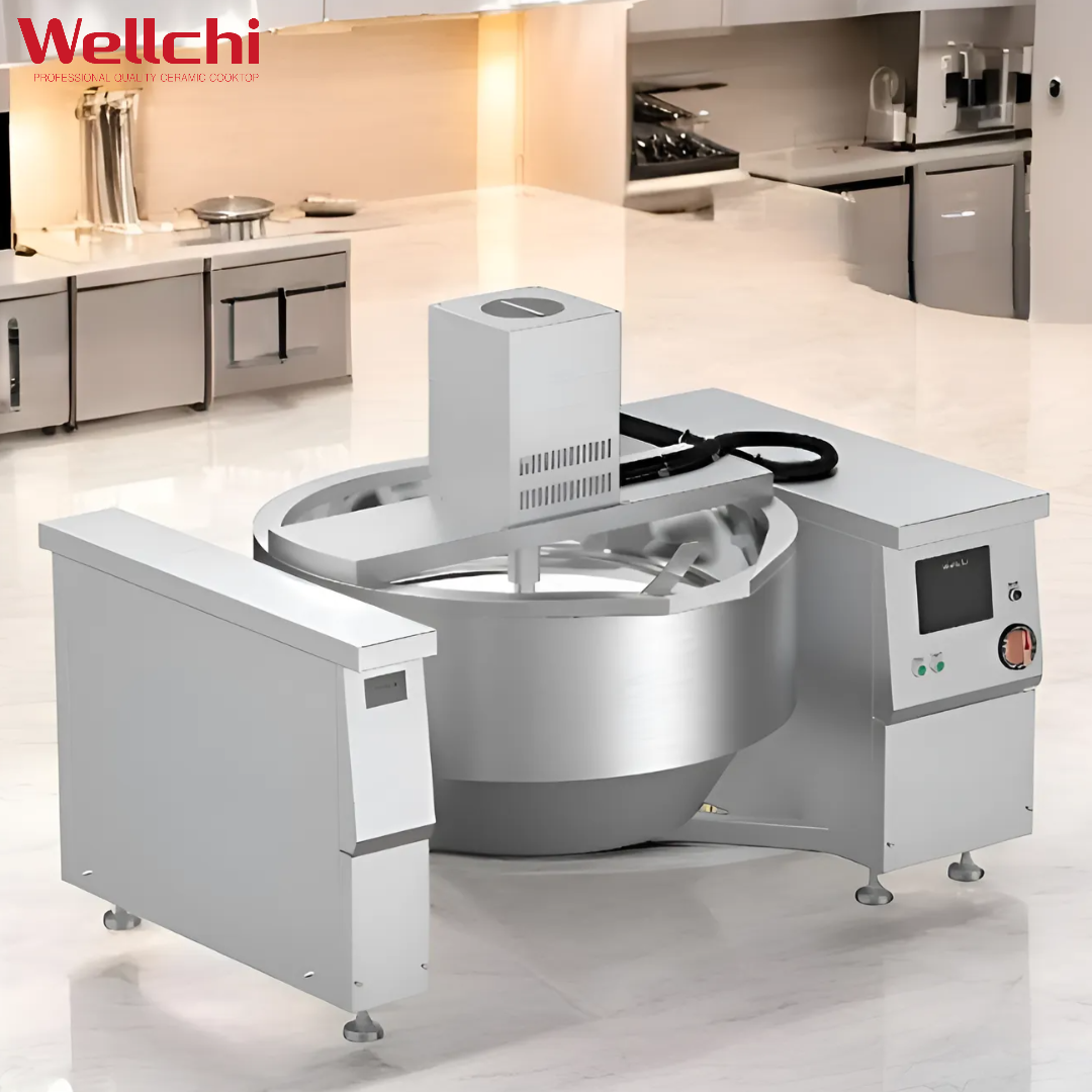웰치 교반기 업소용인덕션 회전 국솥 500인용 GWPS-3001NA 500인용 주방용 요리