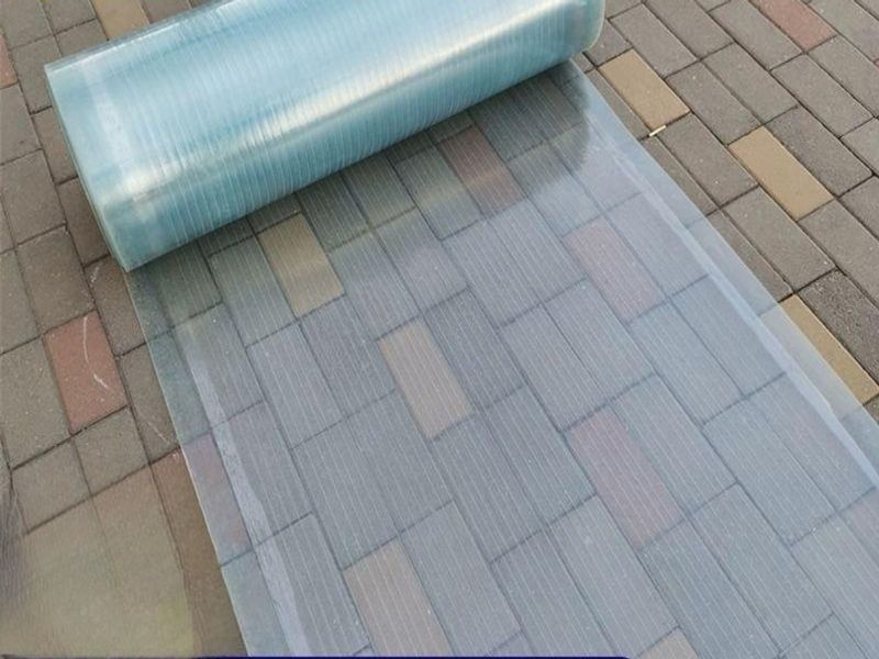 플라스틱 판넬 투명 알포 파티션 덮개 절연 가공 방수 1.0mm 1.5m 너비 몇 미터 촬영 - 상품 이미지