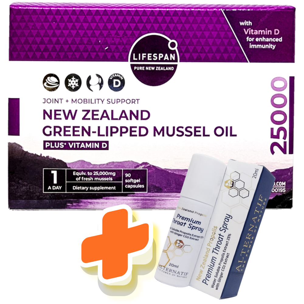 라이프스팬 뉴질랜드 초록입홍합 오일 25000 녹색푸른입 초임계추출 울트라플렉스 mussel
