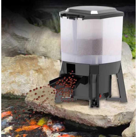 [픽라운지 협력사]자동 먹이 급여기 타이머 밥주는기계 금붕어 물고기 수조