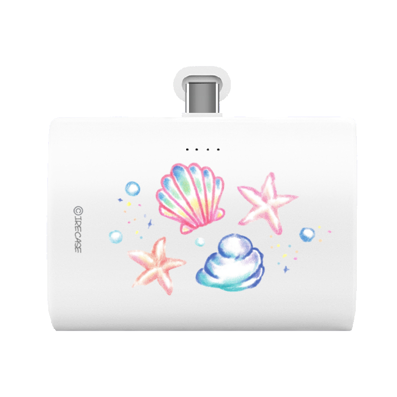 BZ NEW 조개껍질 아이폰 갤럭시 듀얼 도킹 보조배터리 10000mah - 상세 이미지 4