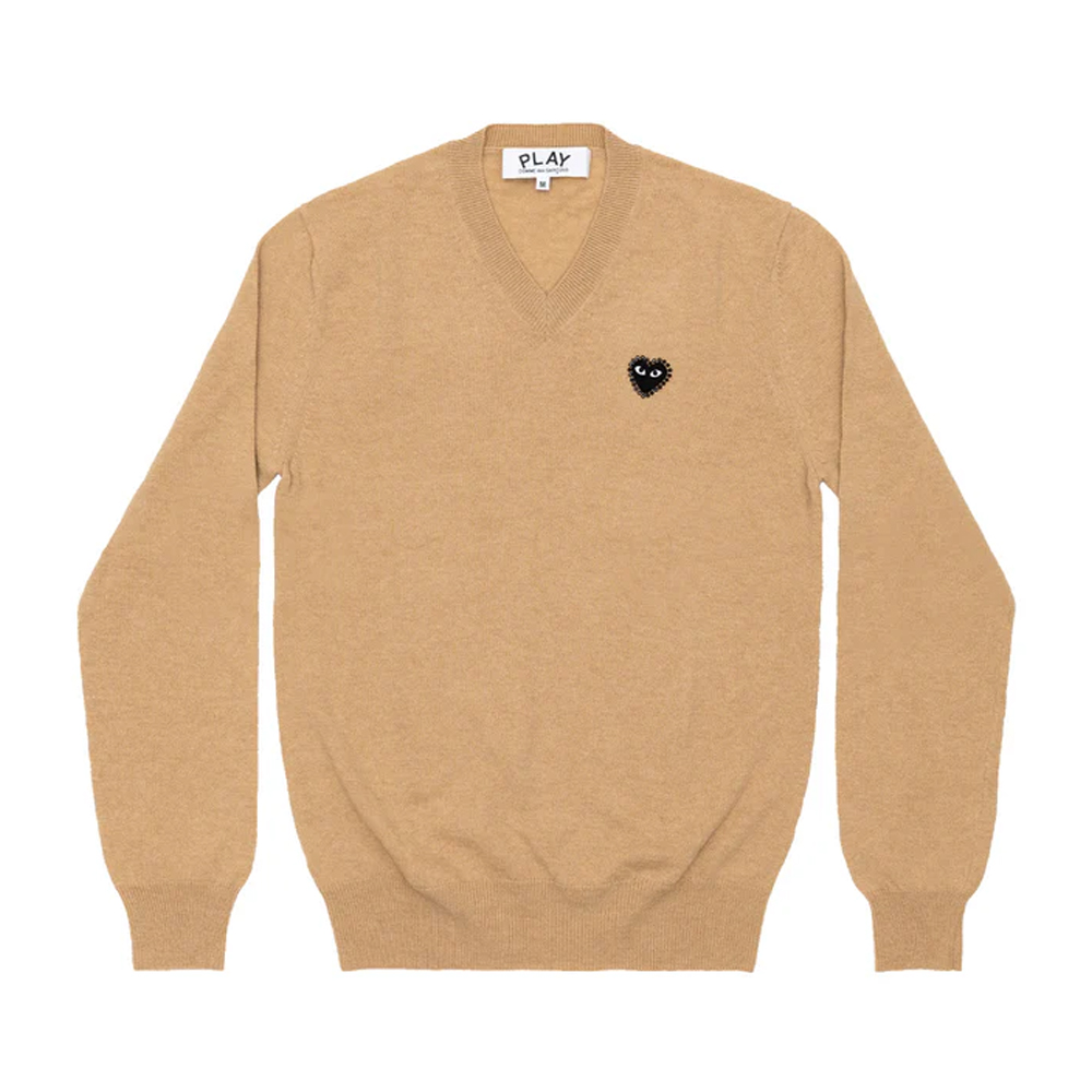 꼼데가르송 긴팔티 Unisex V-Neck Sweater AX-N804-051 - 상세 이미지 3