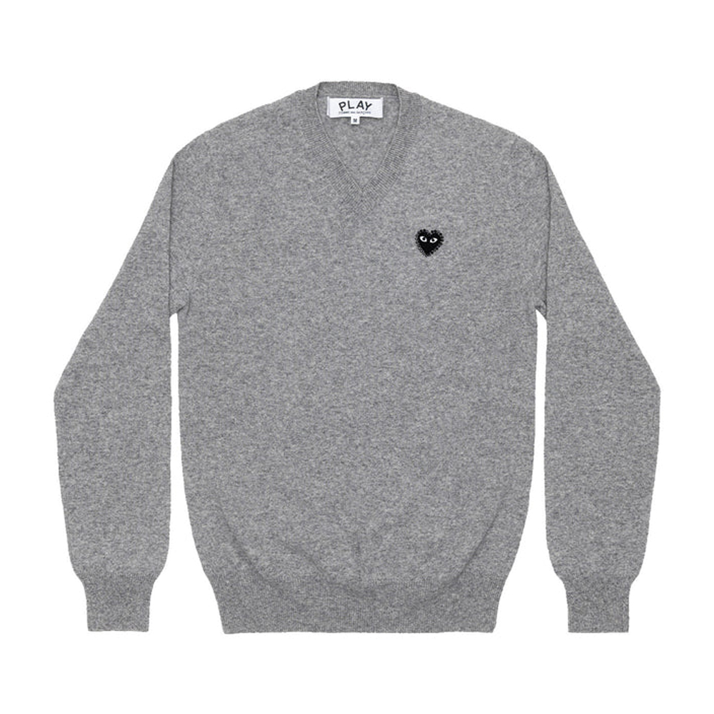 꼼데가르송 긴팔티 Unisex V-Neck Sweater AX-N804-051 - 상세 이미지 4