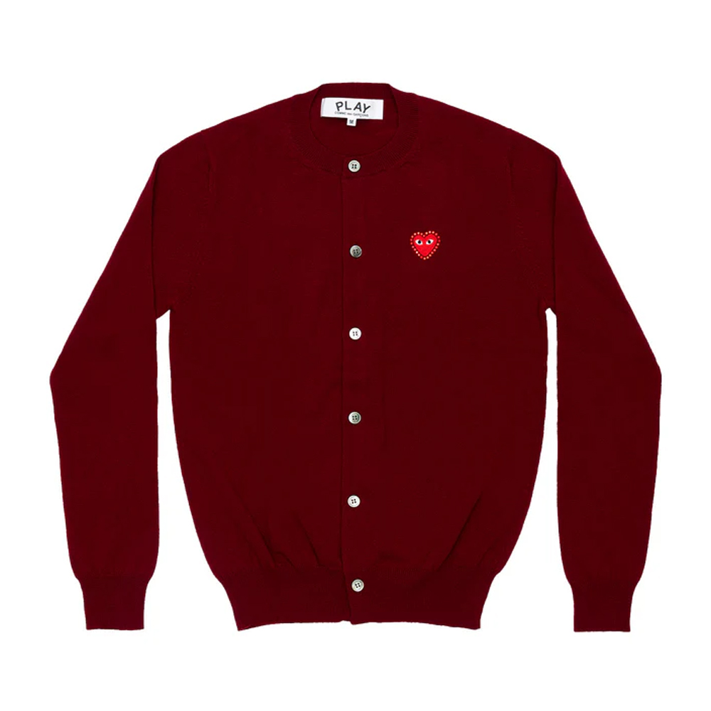 [해외] 꼼데가르송 가디건 Unisex Round Neck Cardigan AX-N802-051 S사이즈 재고보유 - 상세 이미지 3
