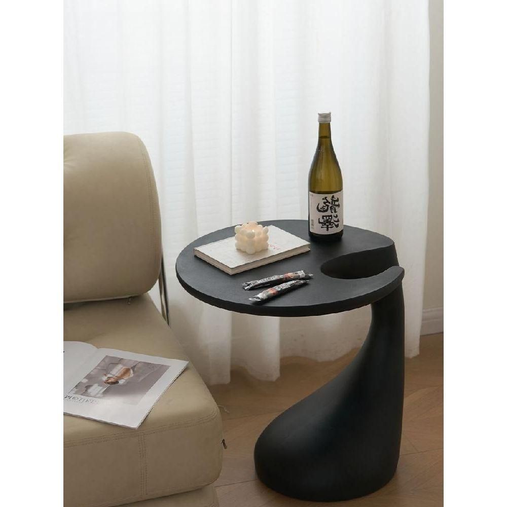 돌고래 사이드테이블 거실 소파옆 티테이블 협탁 블랙
