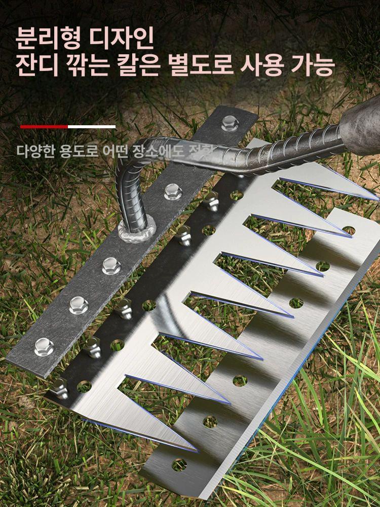 덩쿨제거 호미 갈퀴 손톱 잡초제거 송곳 풀뽑는 칙덩쿨 날 포함 5톱니 두꺼운 제초갈퀴 - 상세 이미지 3