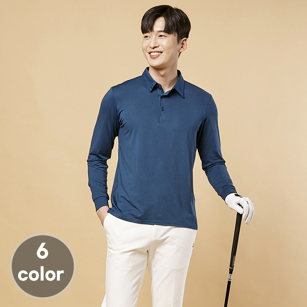 (6color)카치온스판기능성긴팔티셔츠 식당 음식점 가게티 홀서빙복 - 상세 이미지 4