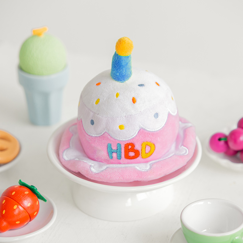 바잇미 강아지 생일모자 장난감 케이크 - 상세 이미지 2
