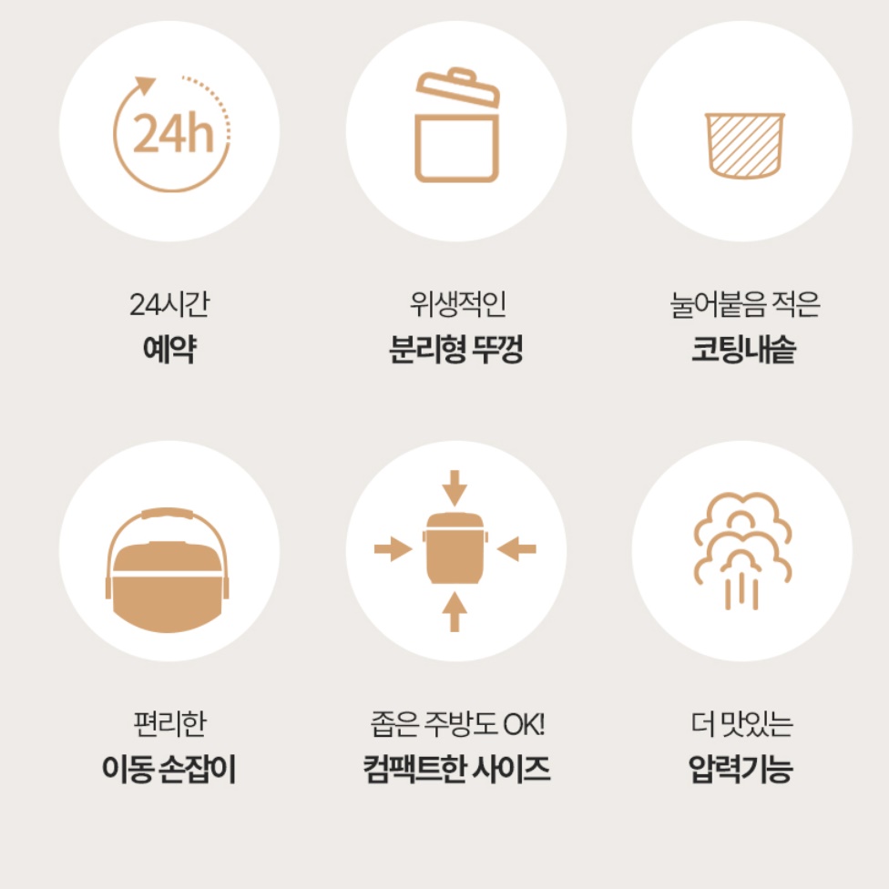 키친아트 미니 전기 압력 밥솥 3인용 소형 압력밥솥