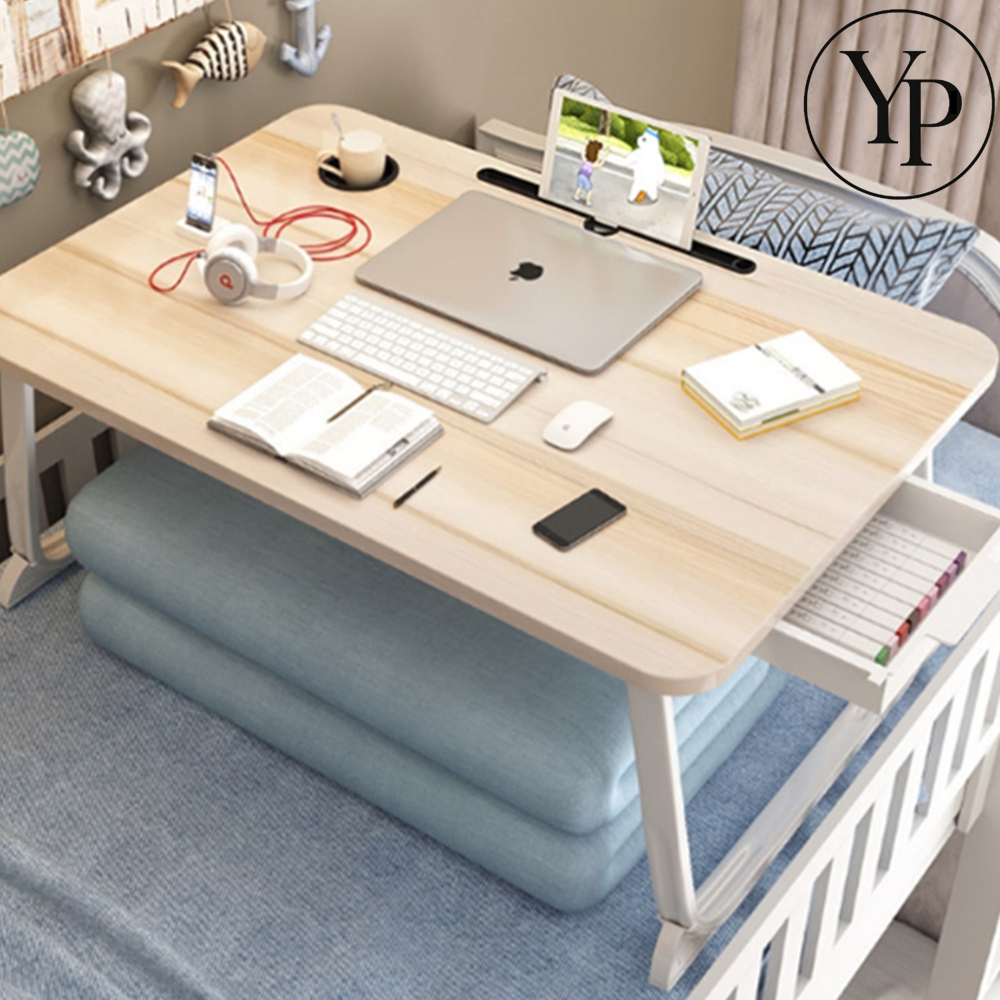 병상 테이블 환자 침대 간이 책상 접이식 독서 노트북