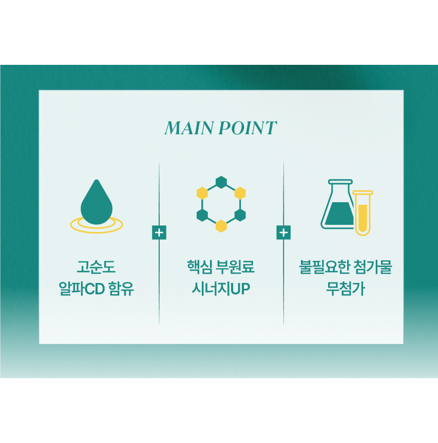 알파시디 알파씨디 알파시클로덱스트린 알파CD 효능 60정, 2개 - 상세 이미지 3