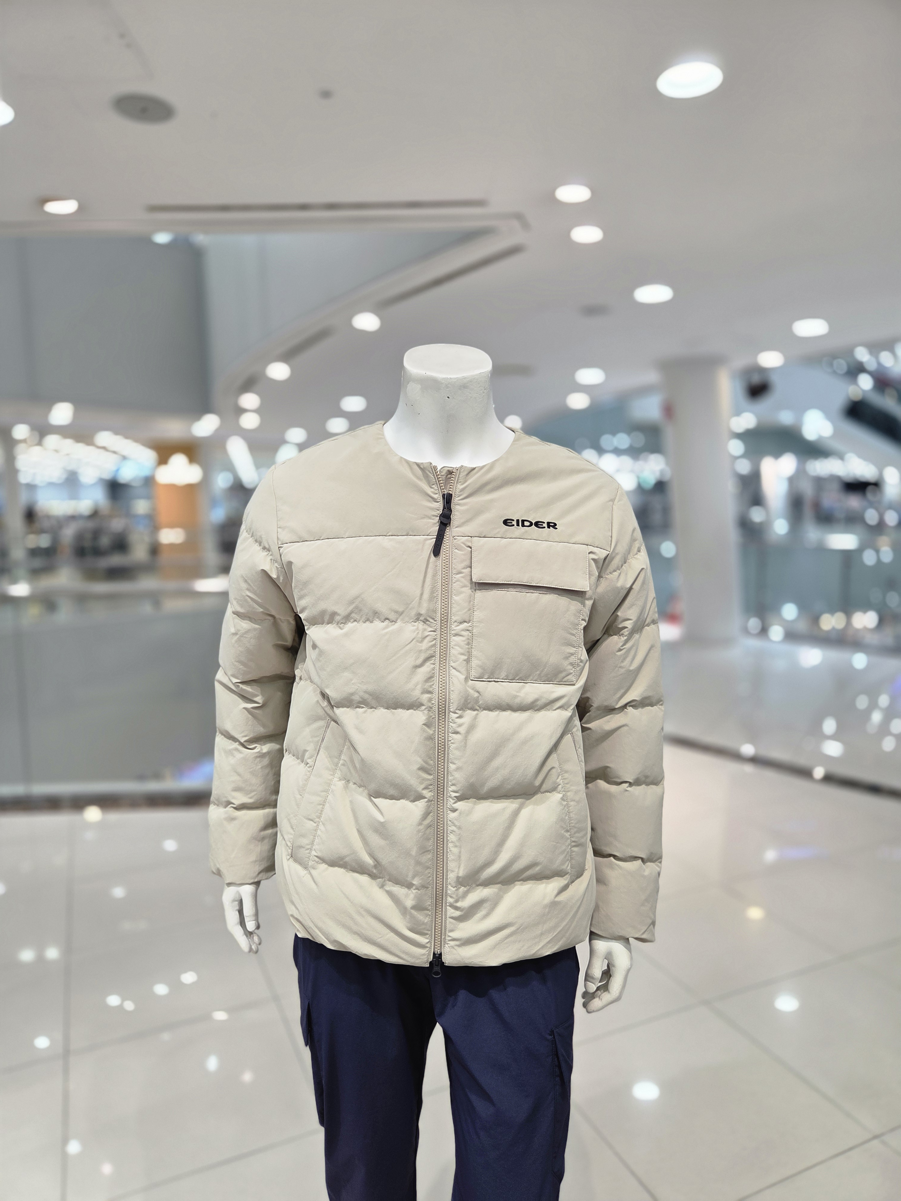 아이더 남녀공용 슬림 경량 패딩 UW24561