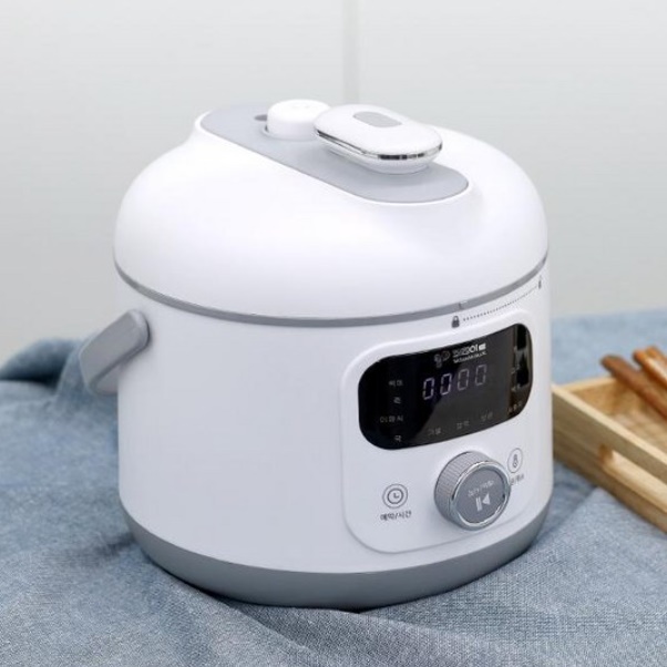 키친아트 미니 전기 압력 밥솥 3인용 소형 압력밥솥