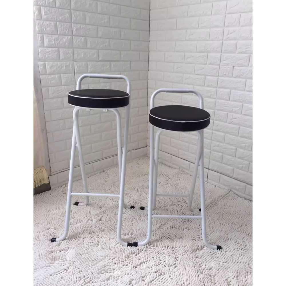 접이식 높은 의자 좌석 보조 간이 쿠션 키높이 다용도 65cm 올블랙 - 상세 이미지 4