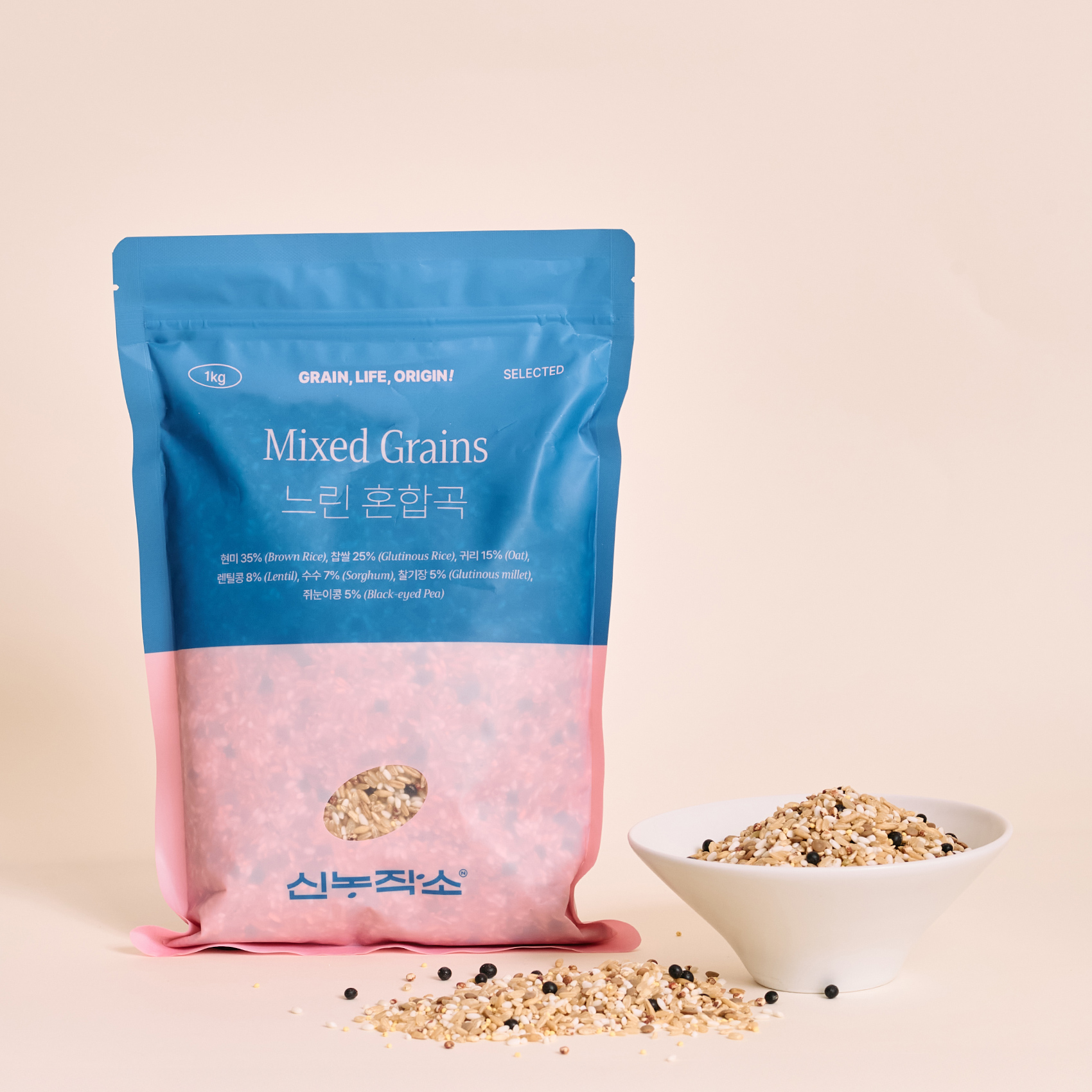 넾다세일_[저속노화에디션]느린혼합곡 기획 프로모션 1kg x 4개 (총 4kg)_맛있는잡곡 - 상세 이미지 2