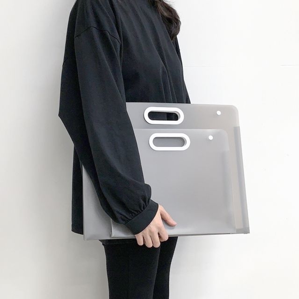 문서 화일 케이스 서류 손잡이 가방 악보 A4 A3 모의고사 아코디언 파일백 파우치 - 상세 이미지 5