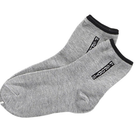 여성용 P스포 캐쥬얼양말 회검 5켤레 스니커즈양말