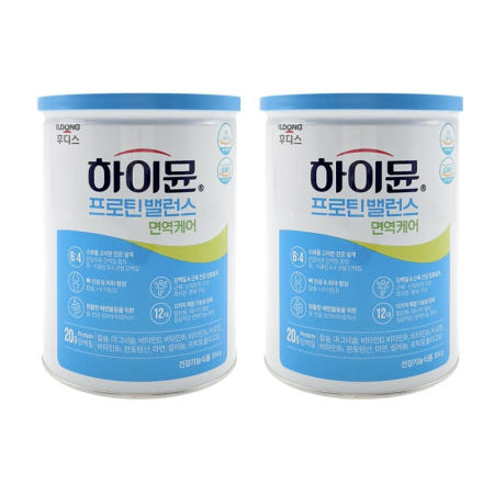 하이뮨 프로틴 밸러스 하이문 노인 단백질 보충제 분말 가루 어르신 시니어 304g 2개