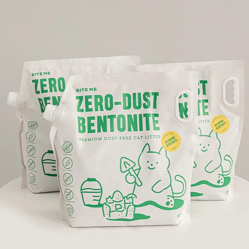 [정기구독가능] 바잇미 제로더스트 벤토나이트 먼지 없는 고양이 모래 6kg