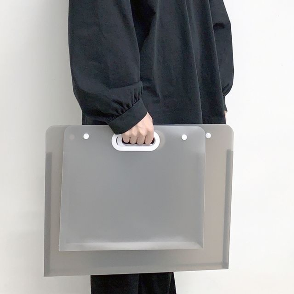 문서 화일 케이스 서류 손잡이 가방 악보 A4 A3 모의고사 아코디언 파일백 파우치 - 상세 이미지 2