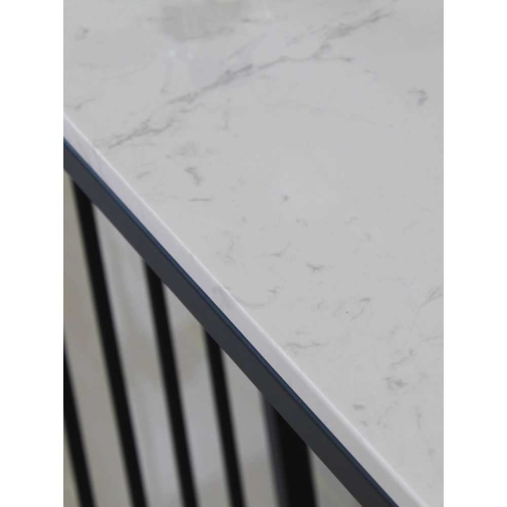 복도 콘솔 거실 폭좁은 선반 얇은 철제 골드 포인트 80x20x75mm - 상세 이미지 2