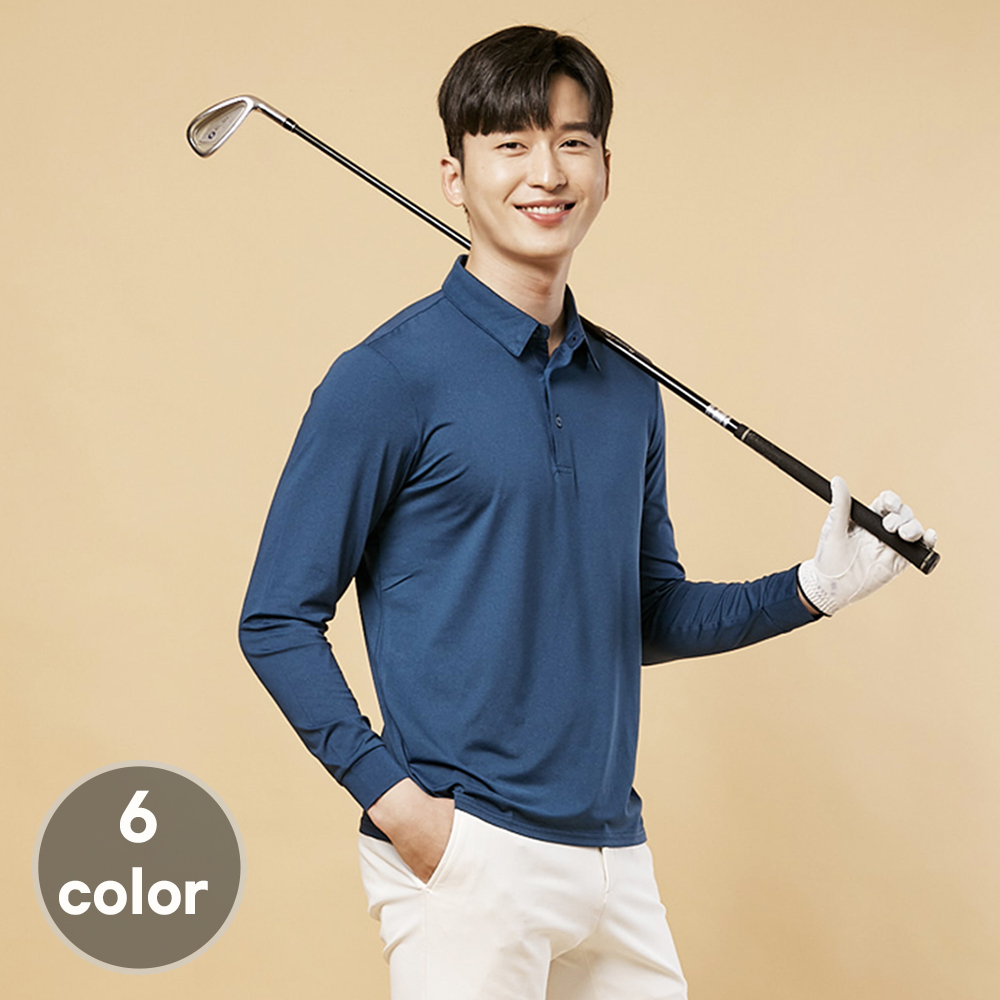 (6color)카치온스판기능성긴팔티셔츠 식당 음식점 가게티 홀서빙복 - 상세 이미지 3