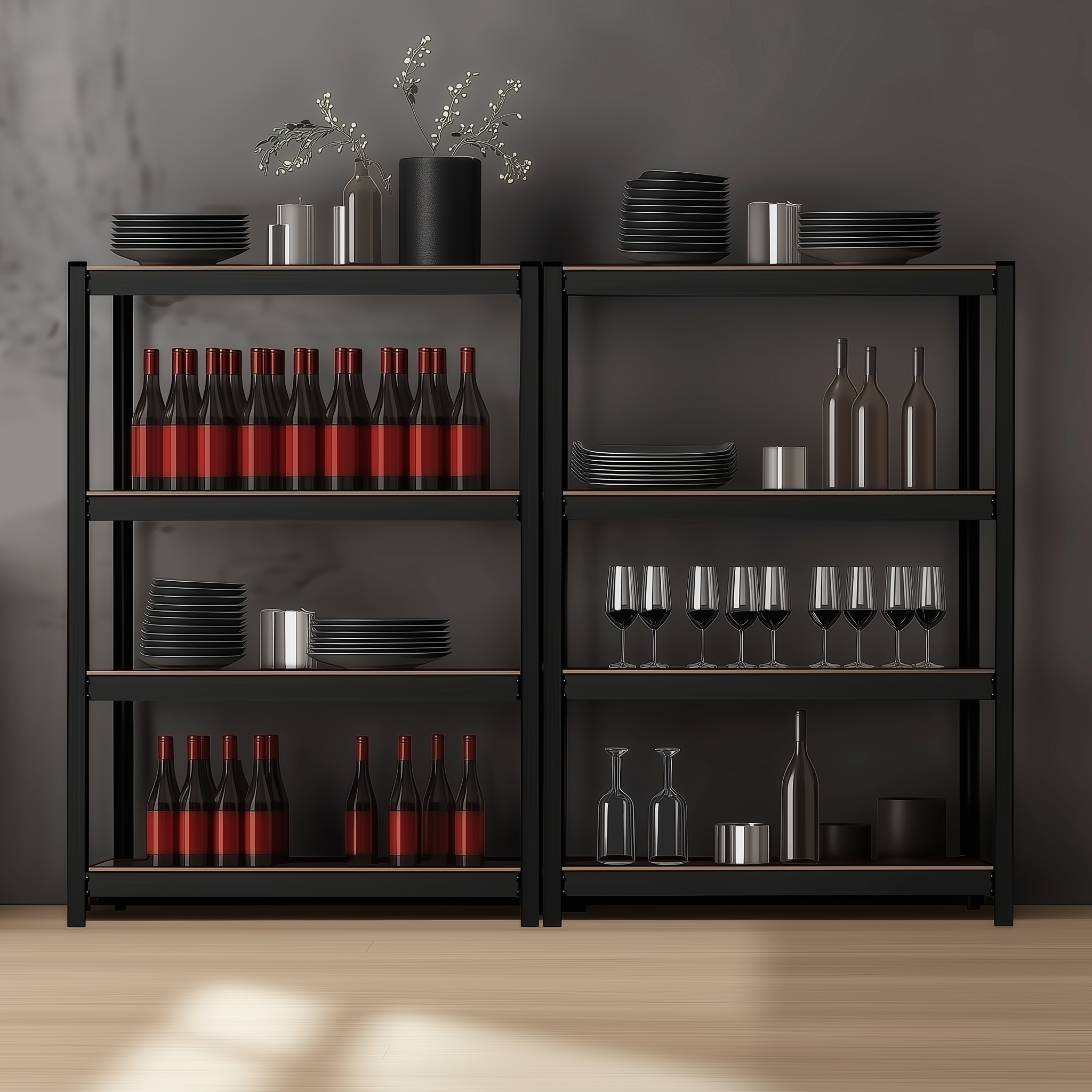 와인장 장식장 피규어장 건담 양주 레고장 진열장 홈던트하우스 3003001200 4단