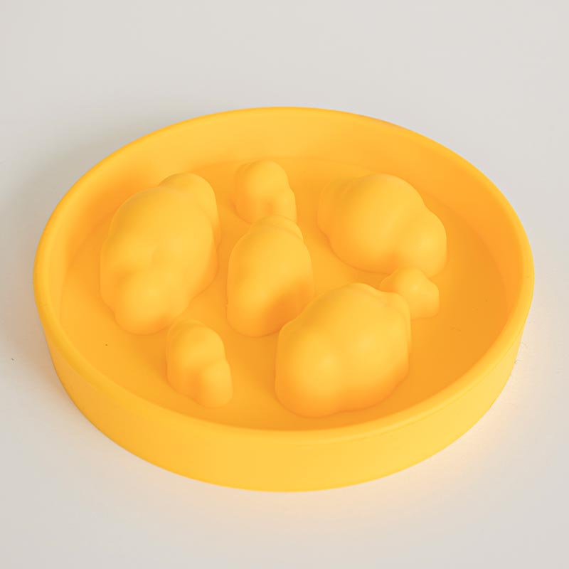 바잇미 강아지 급체방지 실리콘 밥그릇 식기 (2 color)