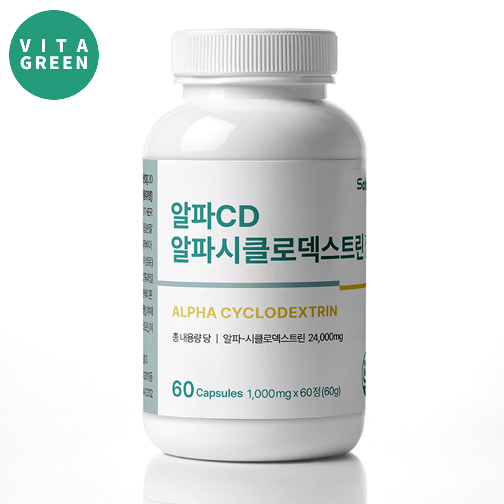 알파시디 알파씨디 알파시클로덱스트린 알파CD 효능 60정, 1개 - 메인 이미지
