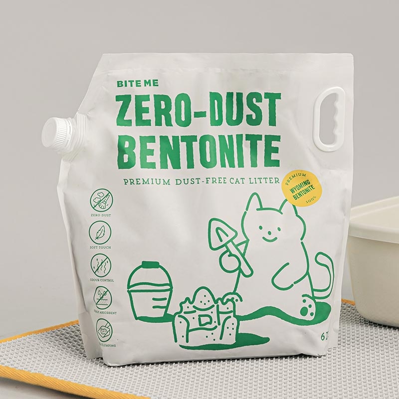 [정기구독가능] 바잇미 제로더스트 벤토나이트 먼지 없는 고양이 모래 6kg