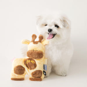 강아지 바스락 장난감 삑삑이 기린 얼룩소 얼룩말 새끼 소형견 물기 좋은 ... 솔직 후기 | 실제 사용자 리뷰 총정리 - 상품 이미지 1