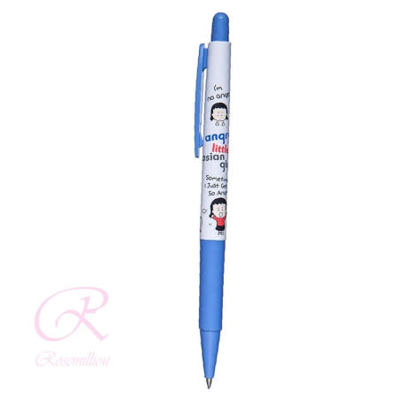 로즈밀 리틀 걸 캐릭터 0.5mm 볼펜 사무용볼펜